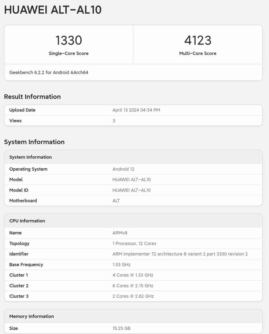 Huawei Kirin 9010 Pura 70
