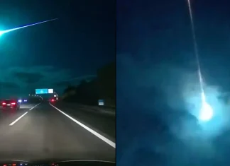 μετεωρίτης Ισπανία Πορτογαλία