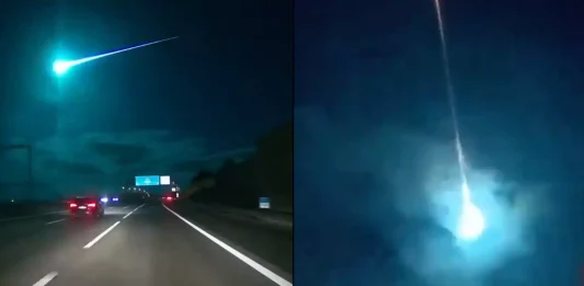 μετεωρίτης Ισπανία Πορτογαλία