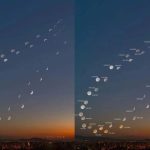 Moon analemma 2022