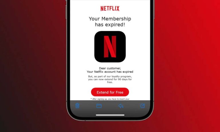Netflix Phishing