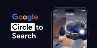 google circle to search