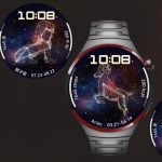 huawei watch 4 pro space edition – star explorer watch face