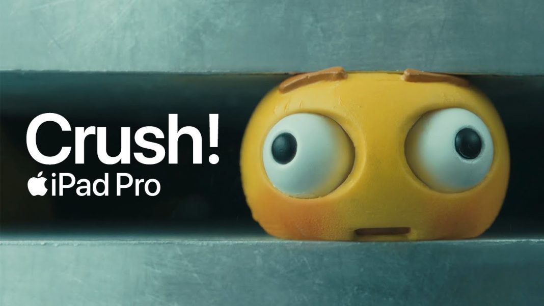 διαφημιστικό iPad Pro the crush