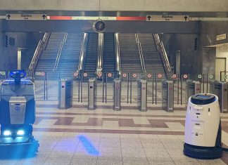 Μετρό Αθήνας Ρομπότ Καθαρισμού