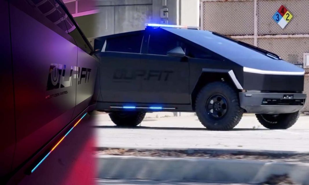 Tesla Cybertruck Police Military