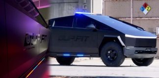 Tesla Cybertruck Police Military