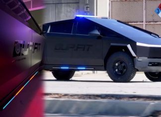 Tesla Cybertruck Police Military