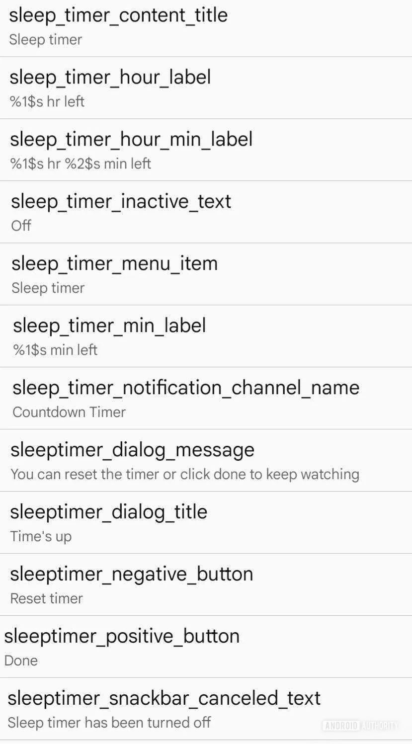 YouTube sleep time