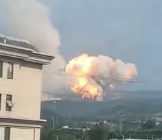 Βίντεο δείχνει τεράστια έκρηξη μετά από κατά λάθος εκτόξευση πυραύλου στην Κίνα τεράστια έκρηξη πυραύλου