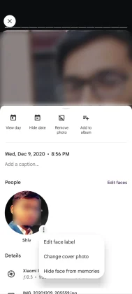 Google Photos Hide Faces