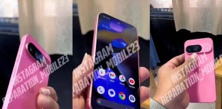 Google Pixel 9 Hands On Video Pink