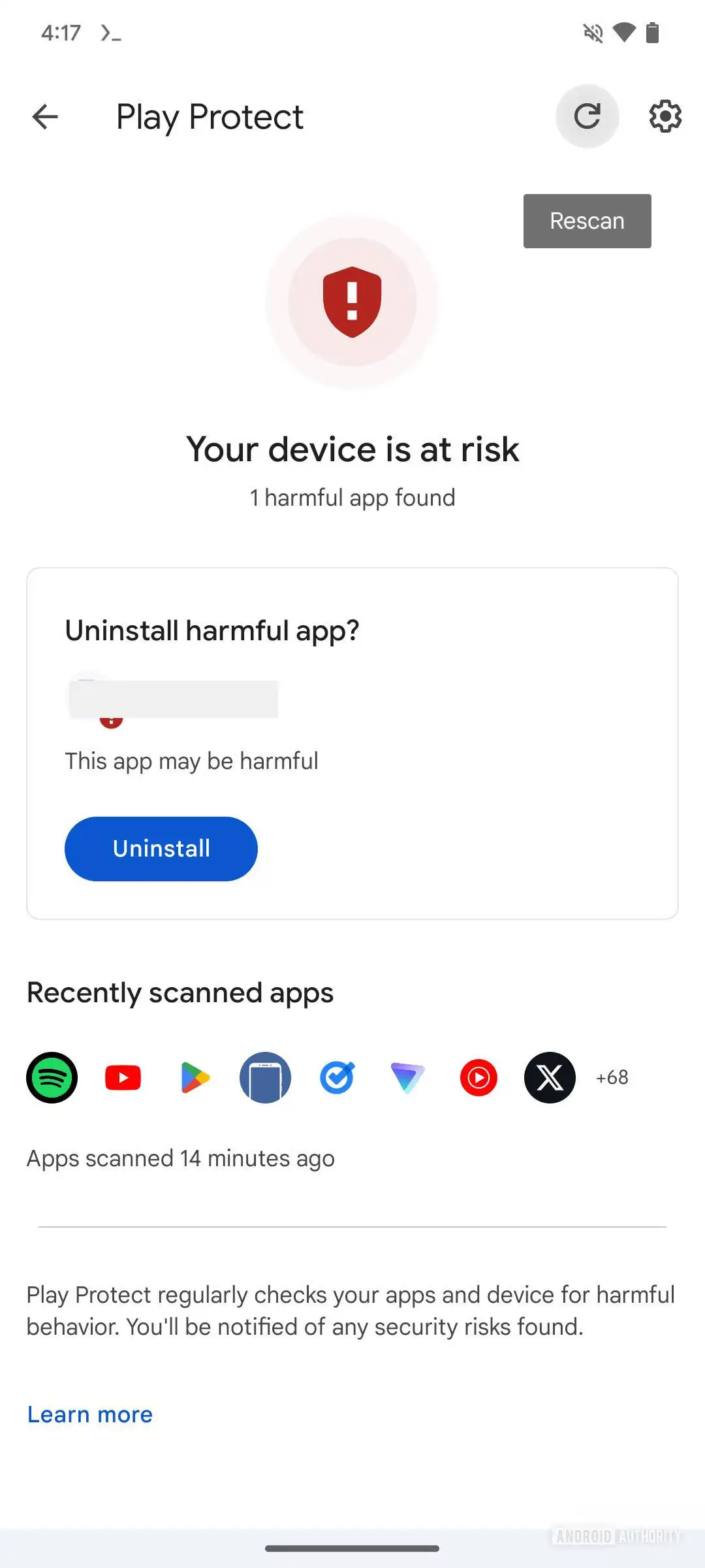 Google Play Store Protect Malware