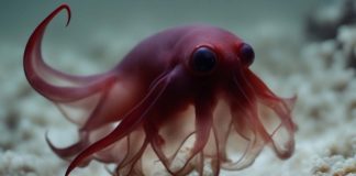 καλαμάρι βρικόλακας Vampyroteuthis pseudoinfernalis