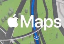 εφαρμογή χαρτών της Apple