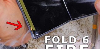 Samsung Galaxy Z Fold 6 Fire