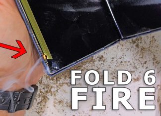 Samsung Galaxy Z Fold 6 Fire