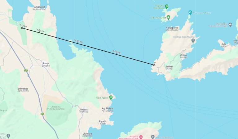μέτρηση αποστάσεων google maps