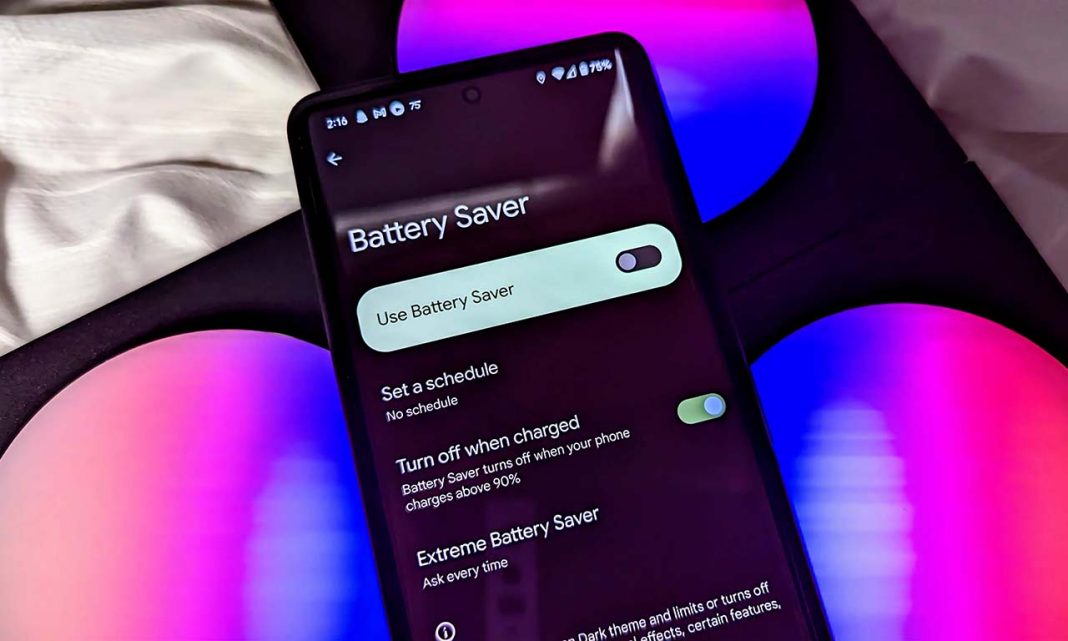 smartphone Battery Saver Mode εξοικονόμηση ενέργειας