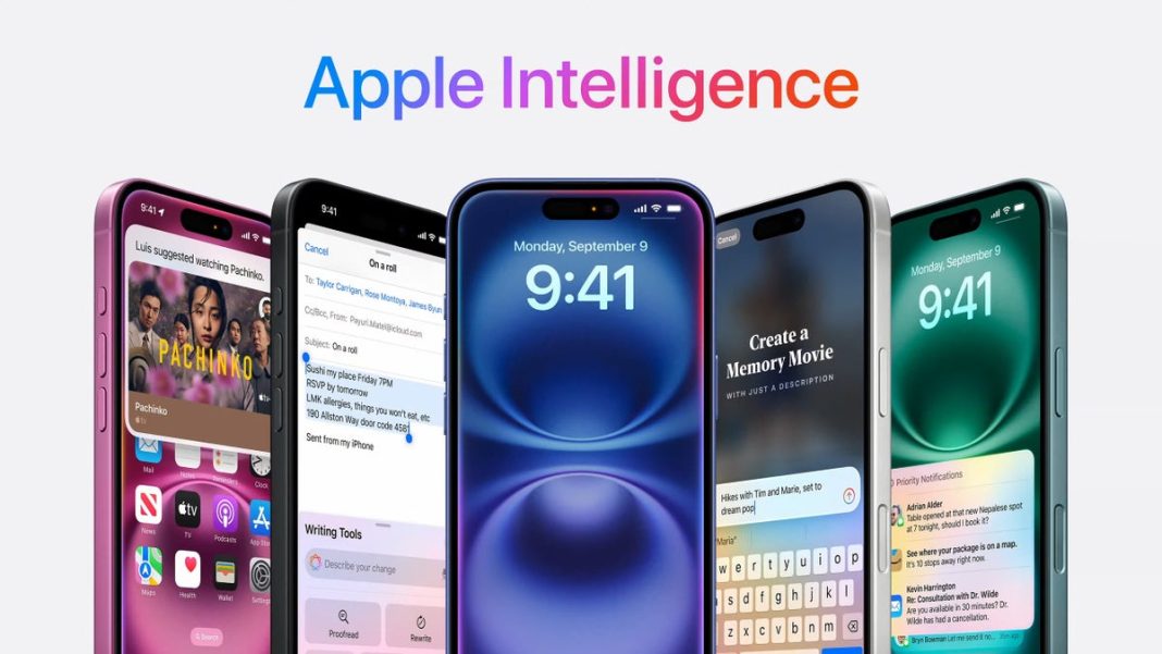 Apple Intelligence iPhone 16 μνήμη