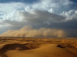 Κρυφή πηγή ζωής η σκόνη από τη Σαχάρα, αφού μεταμορφωθεί από την ατμοσφαίρα της Γης σκόνη Σαχάρα ζωή Γη ατμόσφαιρα