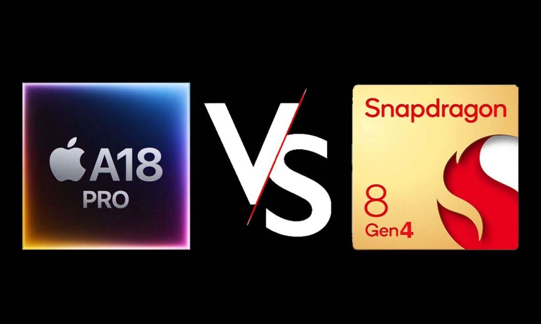 Qualcomm Snapdragon 8 Gen 4 vs Apple A18 Pro