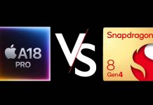 Qualcomm Snapdragon 8 Gen 4 vs Apple A18 Pro