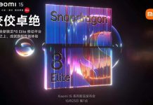 Xiaomi 15 Snapdragon 8 Elite