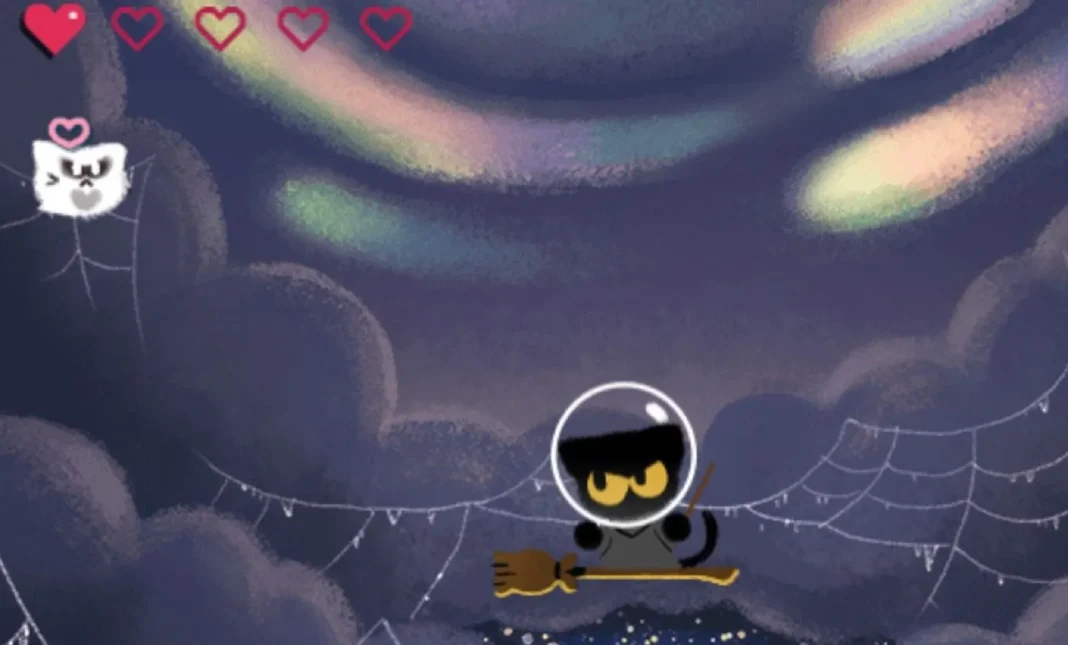 google halloween doodle