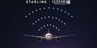 Qatar airways Starlink δωρεάν internet