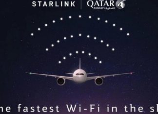 Qatar airways Starlink δωρεάν internet