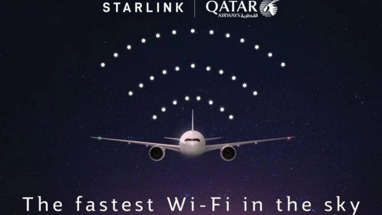 Qatar airways Starlink δωρεάν internet