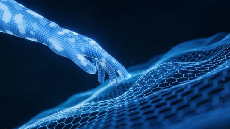 AI αίσθηση επιφάνειες ολόγραμμα
