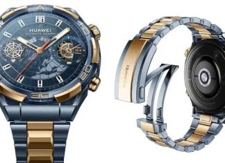 Huawei watch Ultimate design gold edition χρυσό