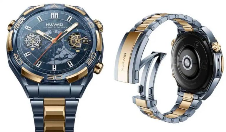 Huawei watch Ultimate design gold edition χρυσό