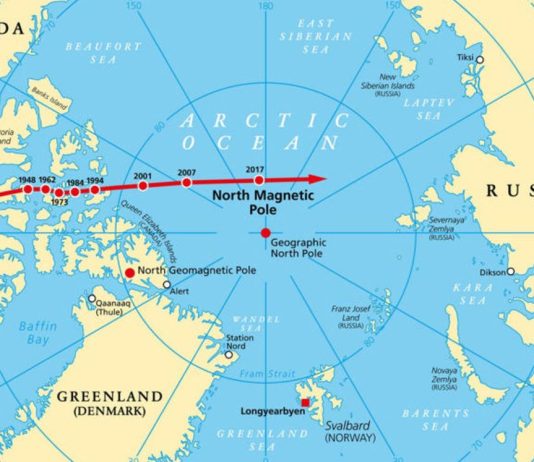 Κάτι περίεργο συμβαίνει στην Αρκτική και οι μαγνητικοί πόλοι μετακινούνται! Αρκτικοί μαγνητικοί πόλοι