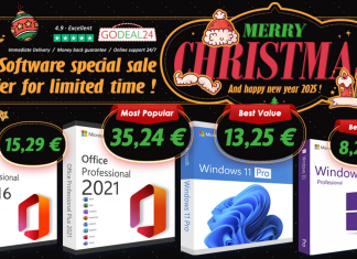 Windows 11 Pro με 13.25 ευρώ μόλις – Lifetime MS Office για μόλις 15.29€ σε Χριστουγεννιάτικη προσφορά