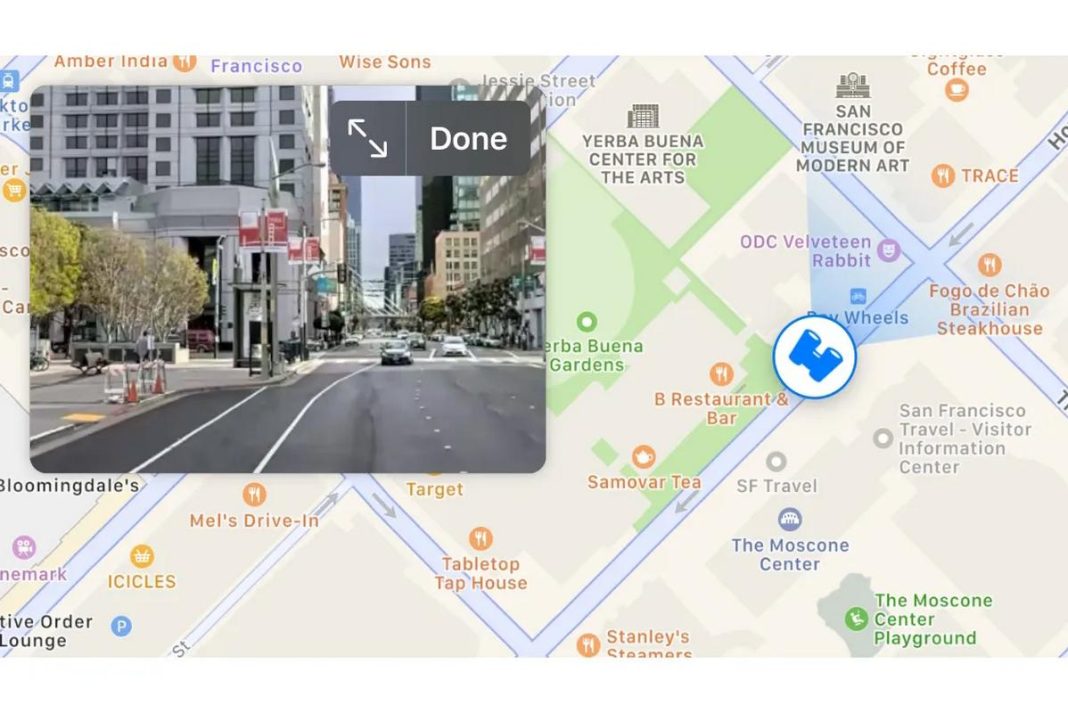 Apple Maps Look around web