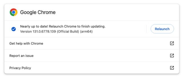 google chrome update ευπάθειες 