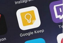 google keep αλλαγή εφαρμογή συστήματος