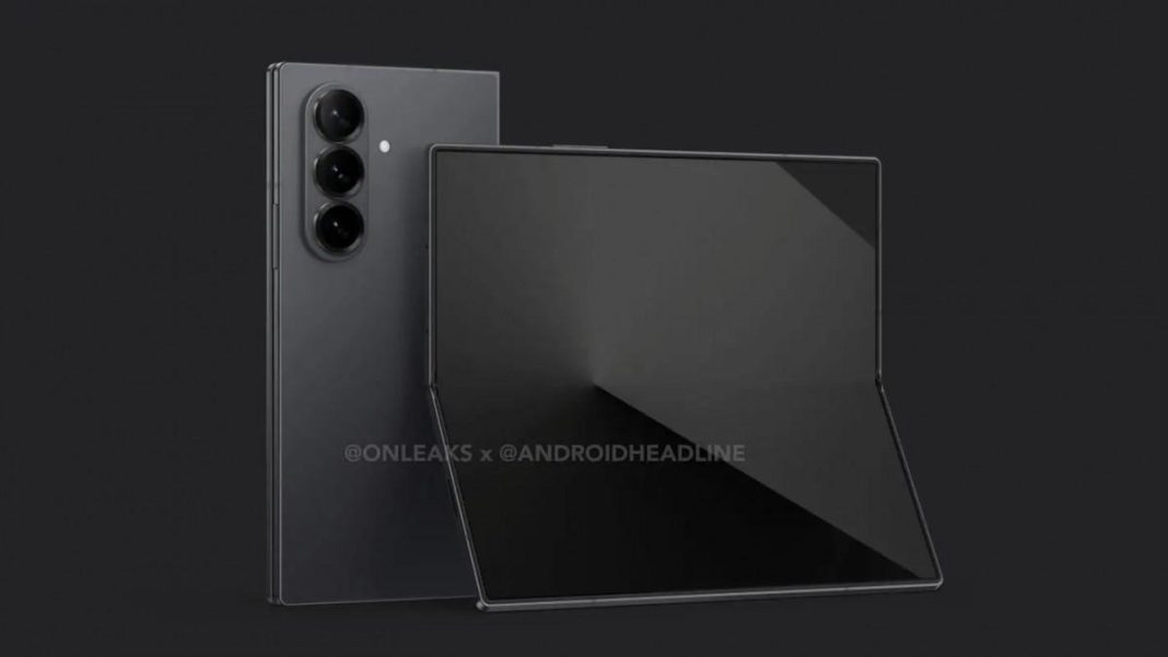 galaxy z fold 7 renders