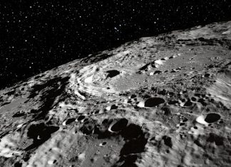 φαράγγια σελήνη πρόσκρουση