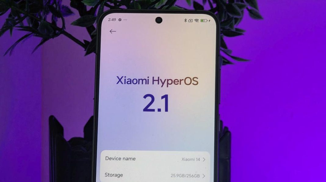 hyperOS 2.1 xiaomi