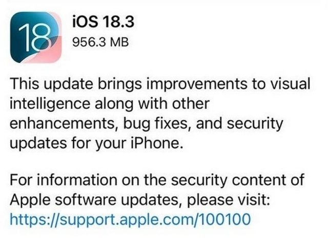 iphone 11 ios 18.3 