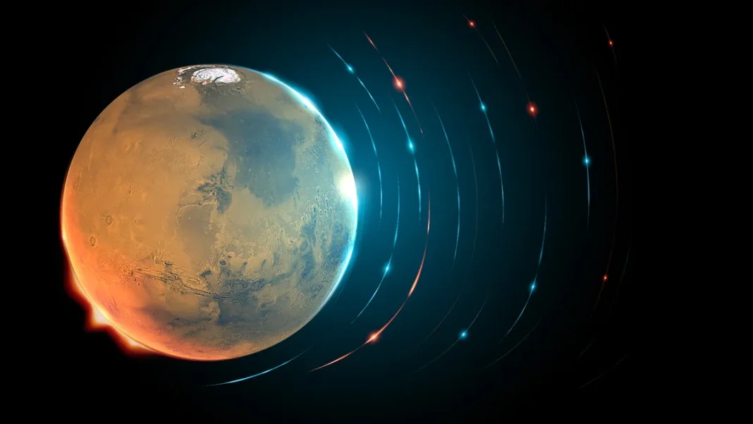 Mars laser internet