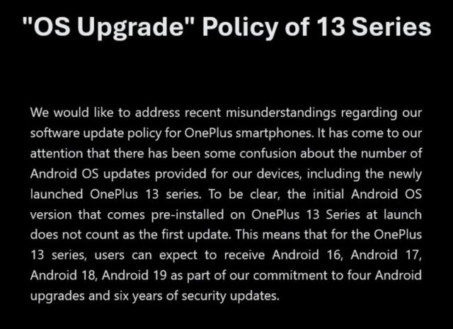 oneplus 13 13r updates 