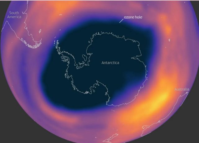 τρύπα όζοντος Ανταρκτική
