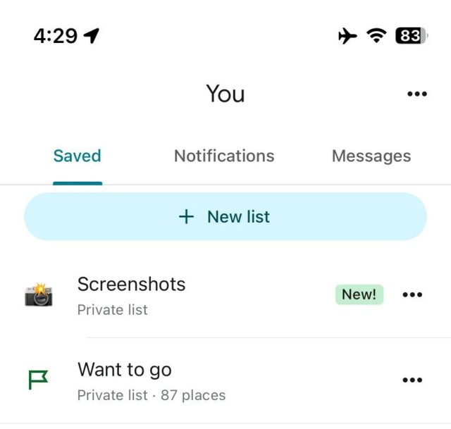 google maps screenshots iphone