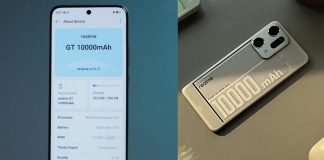 Realme GT concept μπαταρία