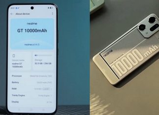 Realme GT concept μπαταρία